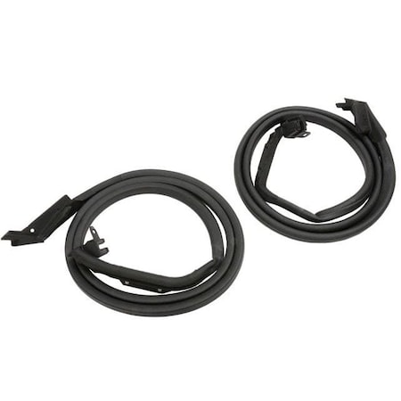 Fairchild Industries Kg3128 - 1969-1975 Chevrolet Corvette Door Seal Kit, Latex Ends KG3128